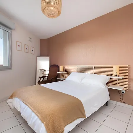 아파트 T2 Climatise - Ac - Terrasse Et Parking Prive - 5 Min Airport & Airbus *