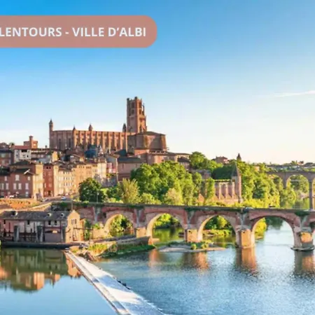 T2 Climatise - Ac - Terrasse Et Parking Prive - 5 Min Airport & Airbus * Toulouse