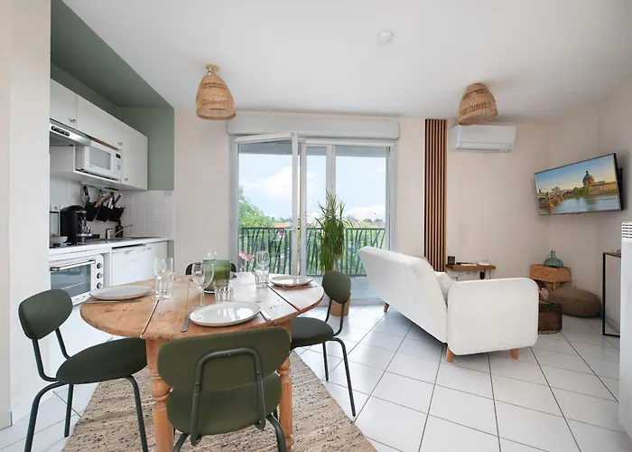 T2 Havre Du Paix Purpan Climatise - Parking - Airbus & Hopitaux Appartement *